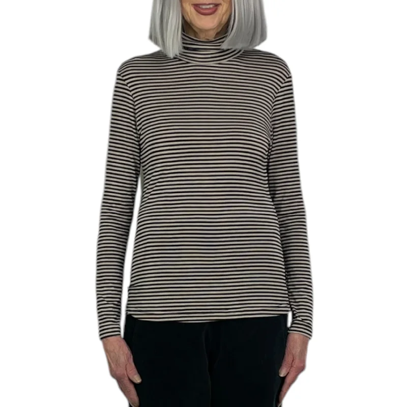 BAOBAB STRIPED TURTLENECK TEE