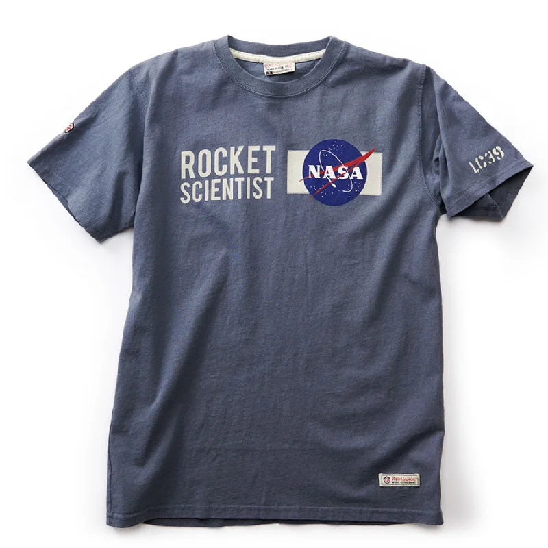 NASA Rocket Scientist Blue T-Shirt