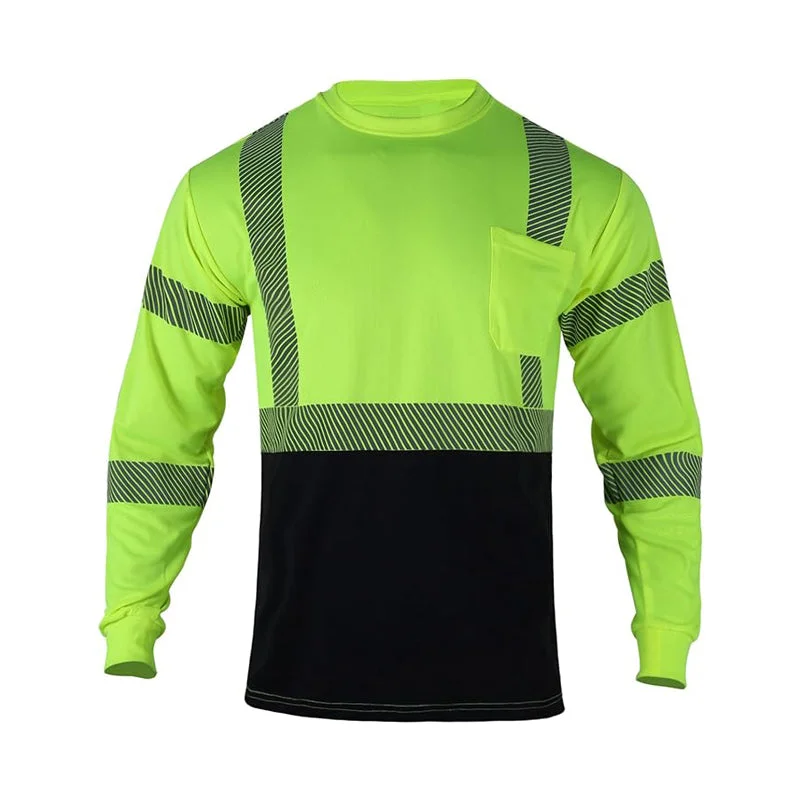 T004 High Visibility Class 3 Reflective Long Sleeve Safety Shirt