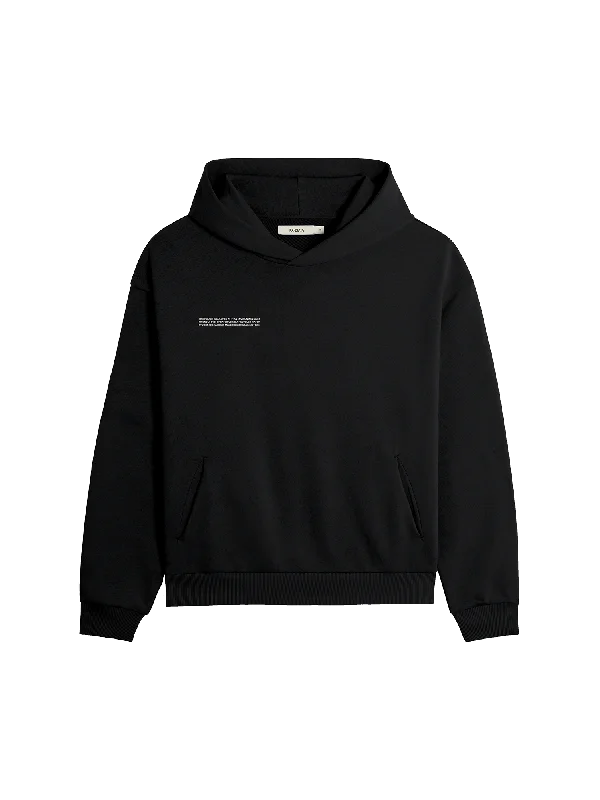 Womens 365 Midweight Hoodie—black