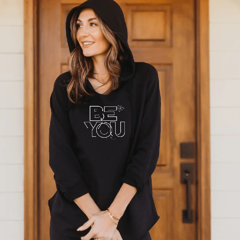 BE YOU Premium Inspirational Hoodie - Black