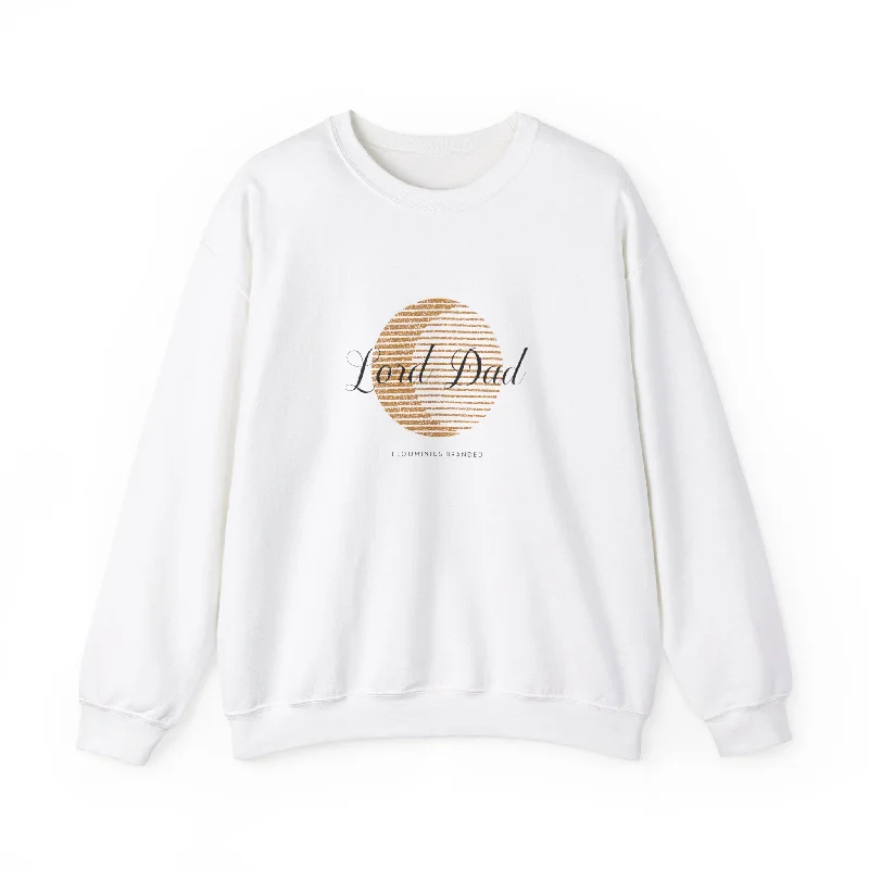 LD1 S002a Lord Dad "Sun & Moon" Print Design | Unisex Heavy Blend™ Crewneck Sweatshirt