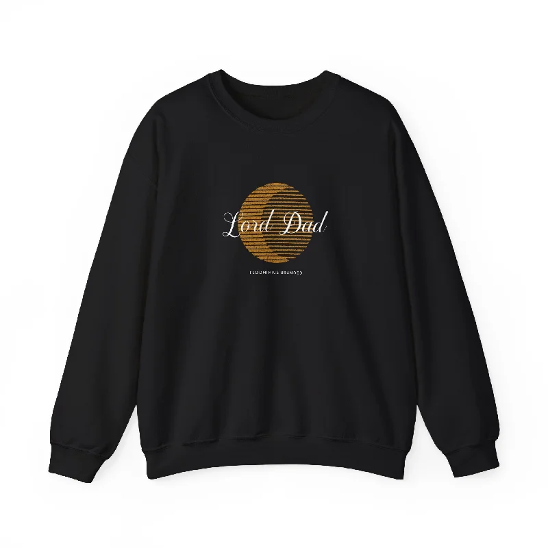 LD1 S002c Lord Dad "Sun & Moon Print Design | Unisex Heavy Blend™ Crewneck Sweatshirt