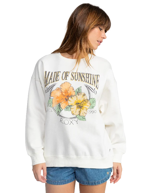 Morning Hike G Crew Neck Sweatshirt - Egret