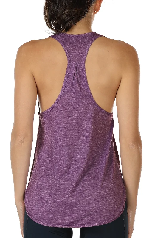 TK23 icyzone Workout Tank Tops for Women - Athletic Yoga Tops, Racerback Running Tank Top