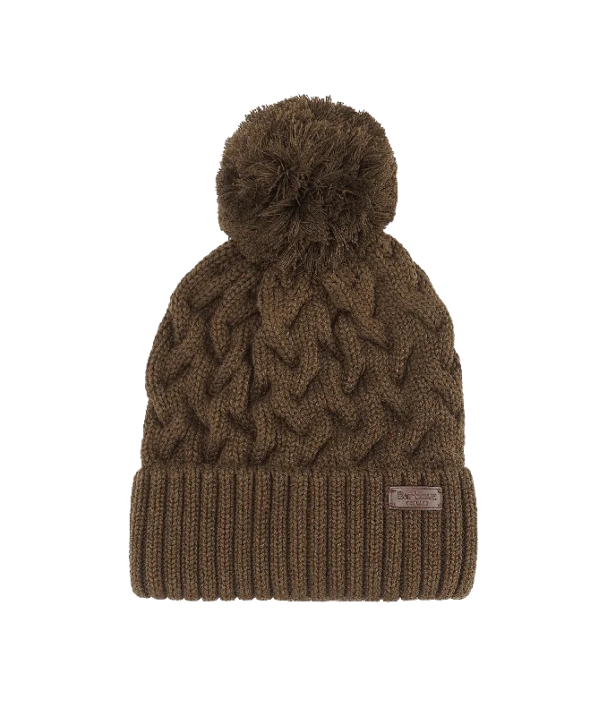 Gainford Cable Beanie - Green