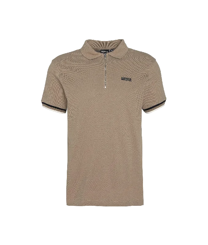 Buxton Short-Sleeved Polo Shirt - Beige