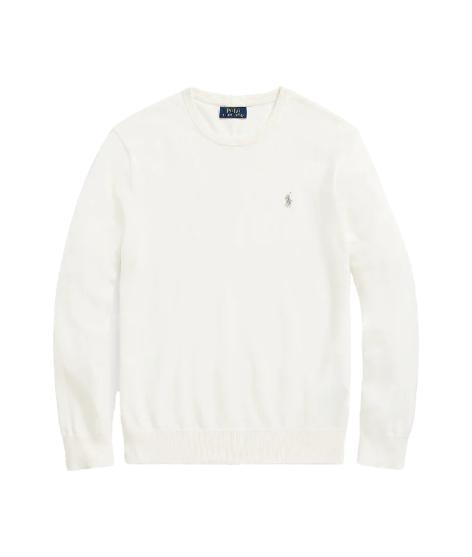 Cotton-cashmere Crewneck Sweater - Cream