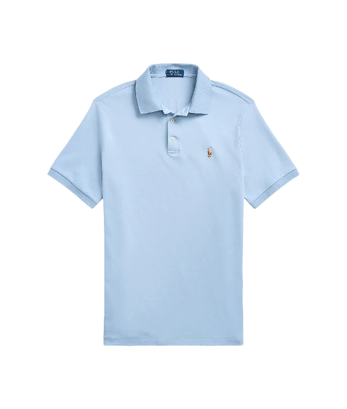 Custom Slim Fit Soft Cotton Polo Shirt - Blue