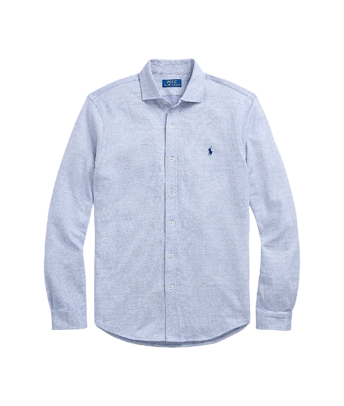 Dot Jacquard Shirt - Blue