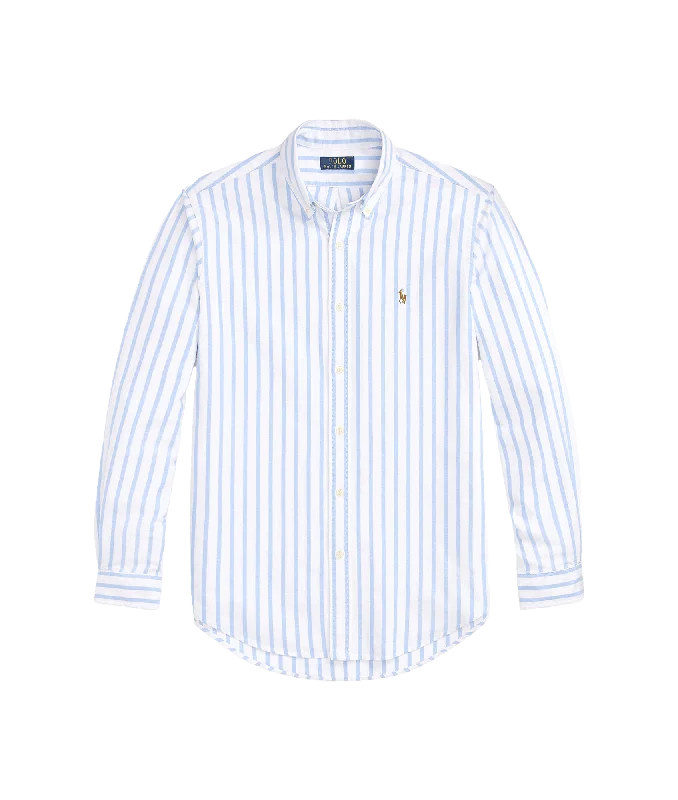 Custom Fit Striped Oxford Shirt - Multi