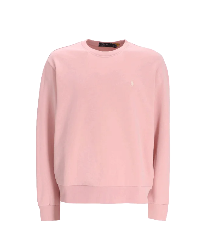 Crew Neck Logo Sweatshirt - Pink