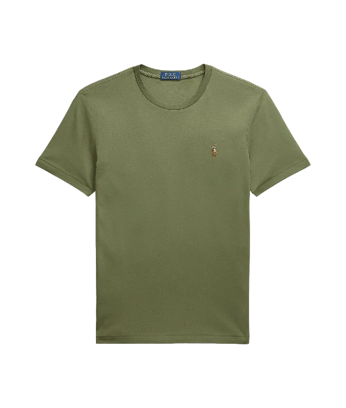 Custom Slim Fit Soft Cotton T-shirt - Green