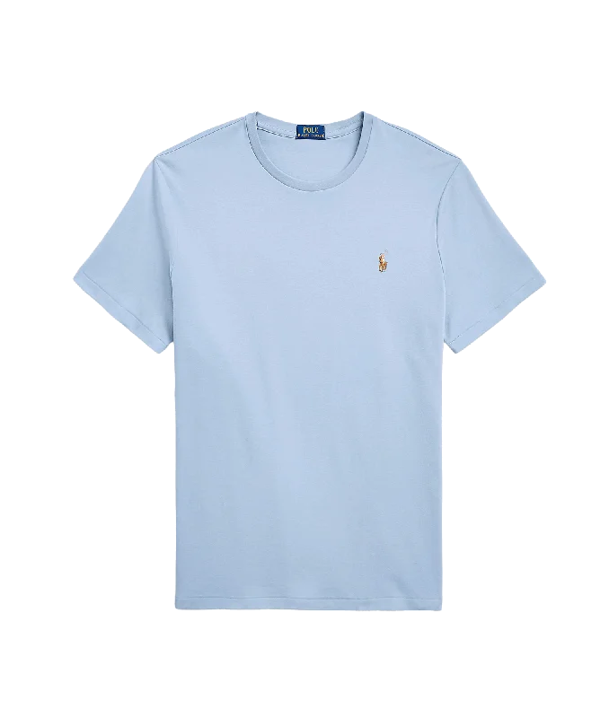 Custom Slim Fit Soft Cotton T-shirt - Blue