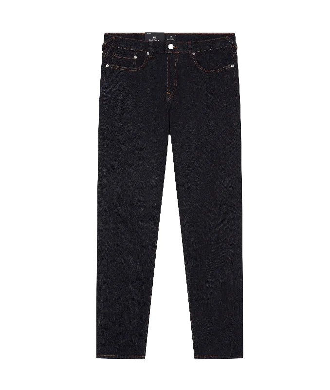 Tapered Leg Jeans - Navy