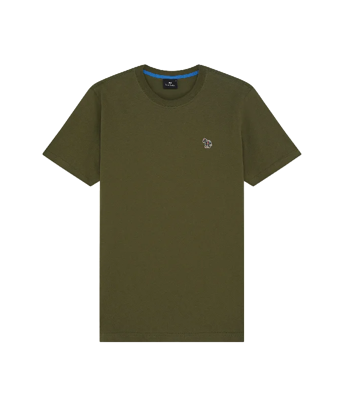 Organic Cotton Zebra Logo T-Shirt - Green