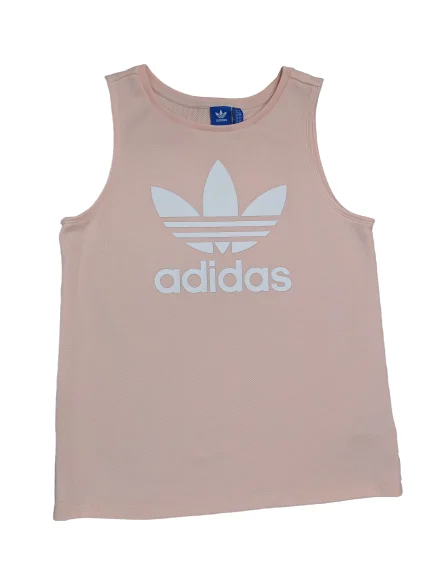 [S] Adidas Trefoil Baby Pink Tank Top