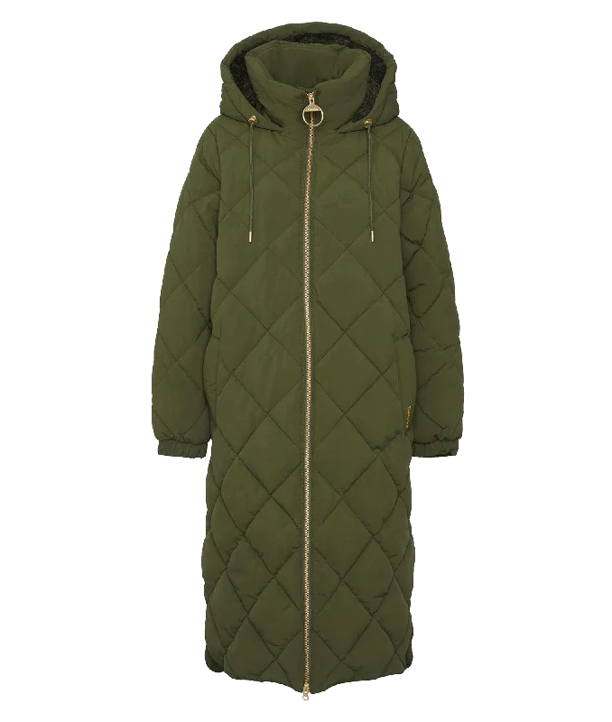 Kirkton Longline Puffer Jacket - Green