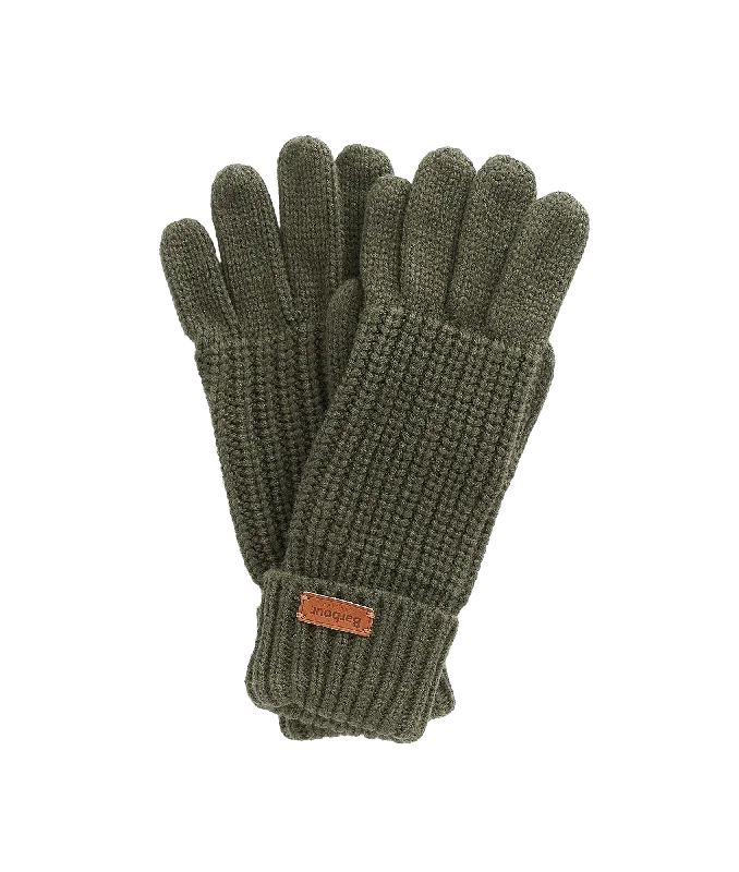 Saltburn Knitted Gloves - Green