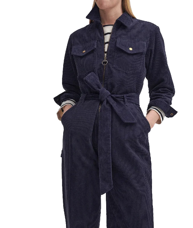 Amber Corduroy Jumpsuit - Navy