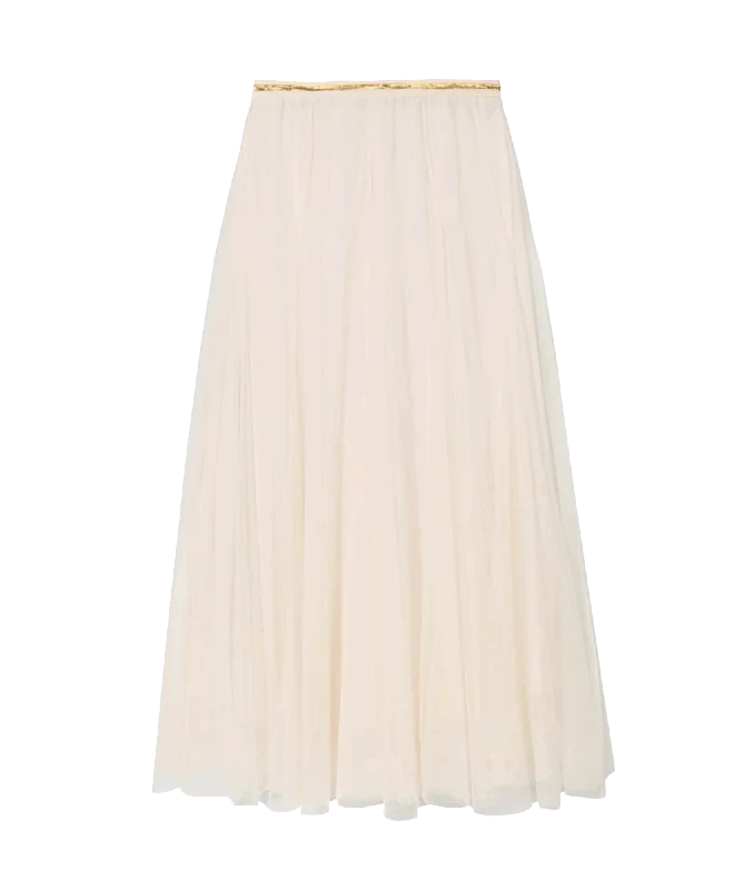 Tulle Layer Skirt - Cream