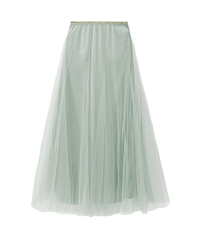 Tulle Layer Skirt - Green