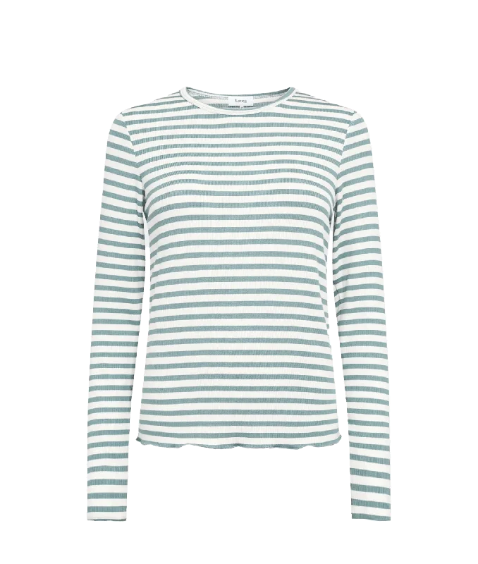 Ika Striped Top - Blue