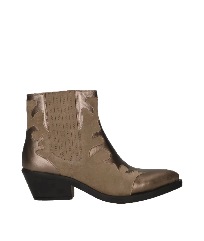 Tessy Western Boots - Brown