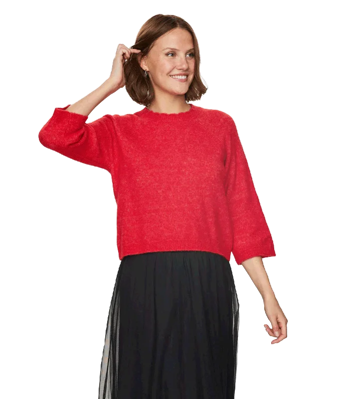 Nuriette Selma Pullover - Red